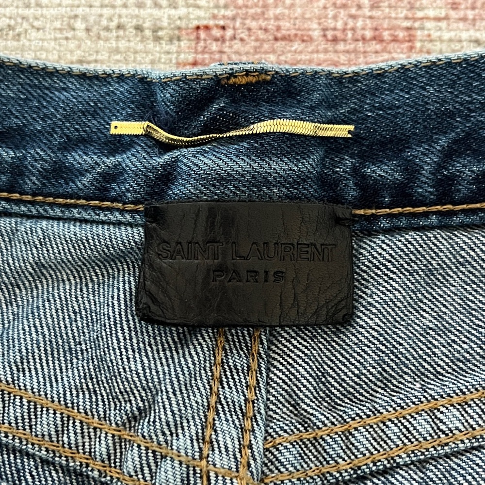 Saint Laurent Paris Jean Shorts